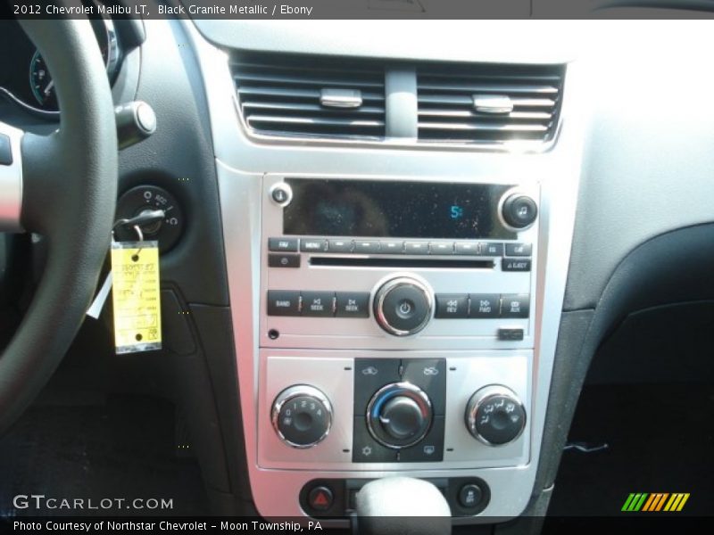 Black Granite Metallic / Ebony 2012 Chevrolet Malibu LT