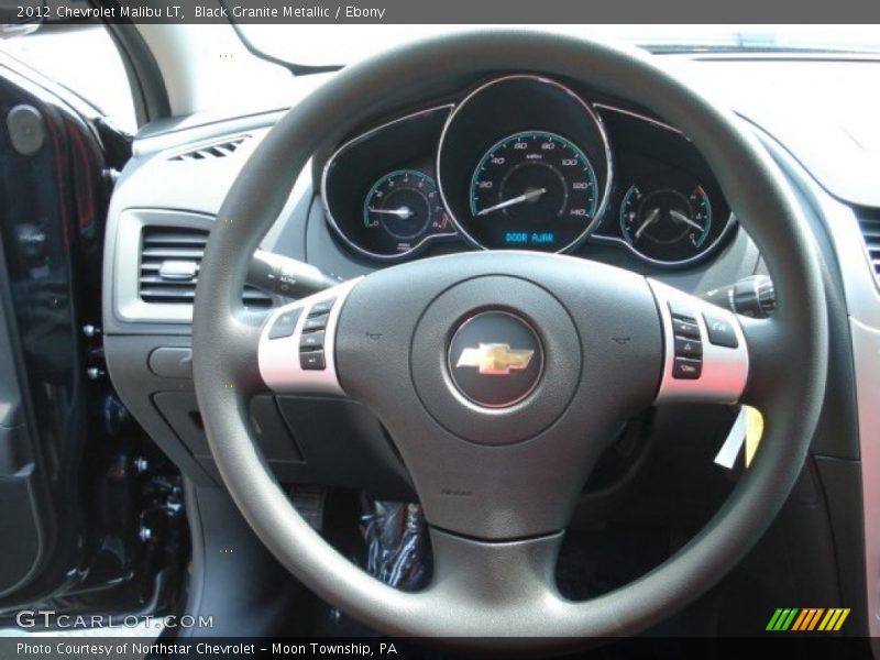 Black Granite Metallic / Ebony 2012 Chevrolet Malibu LT