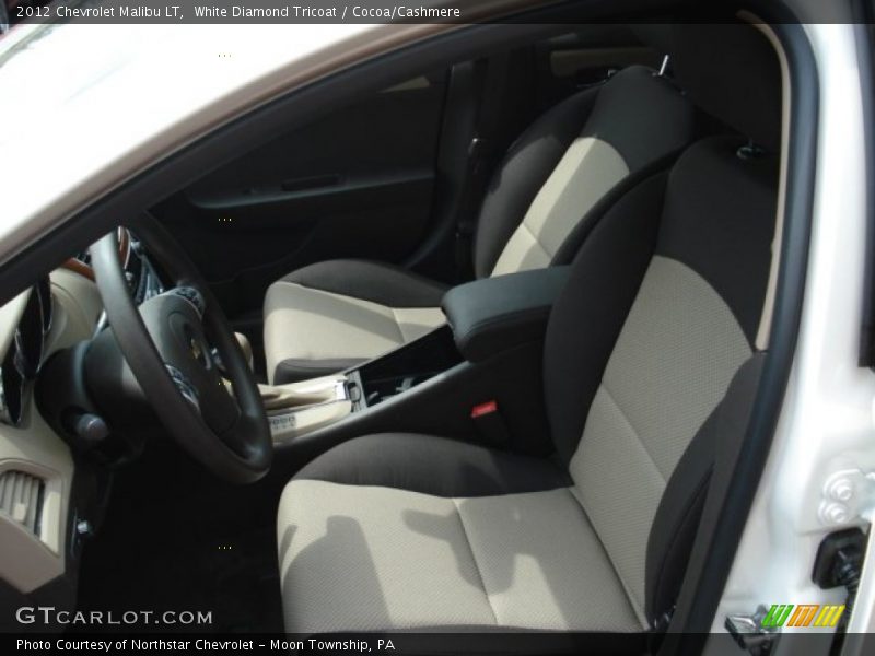 White Diamond Tricoat / Cocoa/Cashmere 2012 Chevrolet Malibu LT