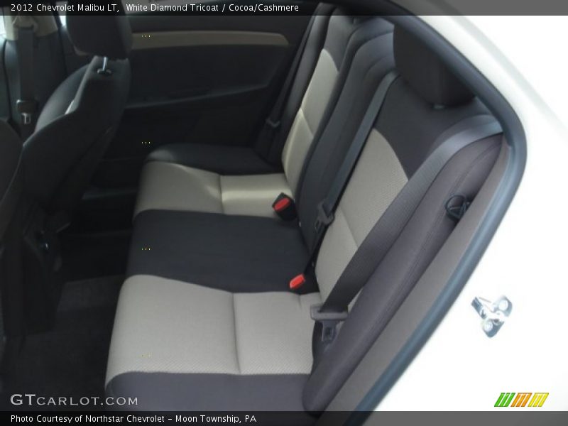 White Diamond Tricoat / Cocoa/Cashmere 2012 Chevrolet Malibu LT