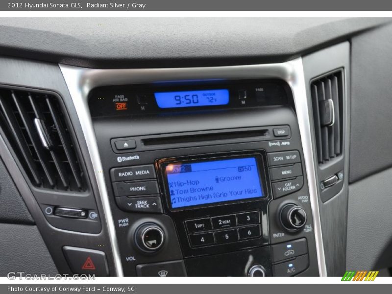 Radiant Silver / Gray 2012 Hyundai Sonata GLS