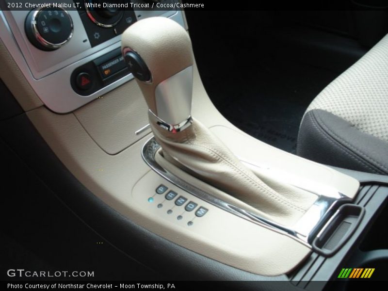 White Diamond Tricoat / Cocoa/Cashmere 2012 Chevrolet Malibu LT