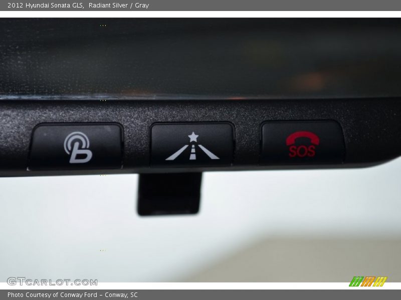 Radiant Silver / Gray 2012 Hyundai Sonata GLS