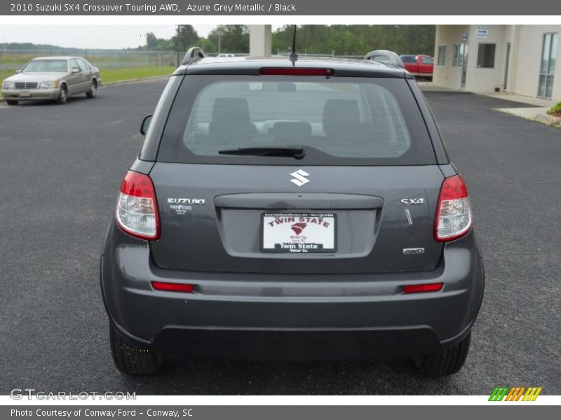Azure Grey Metallic / Black 2010 Suzuki SX4 Crossover Touring AWD