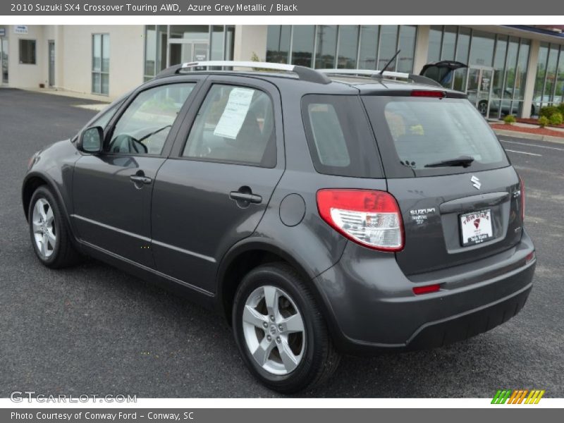 Azure Grey Metallic / Black 2010 Suzuki SX4 Crossover Touring AWD