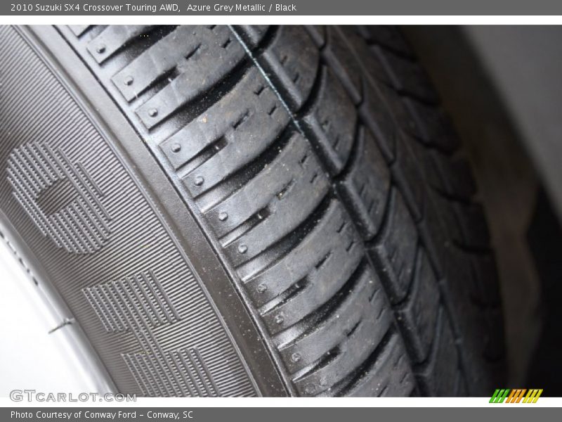 Azure Grey Metallic / Black 2010 Suzuki SX4 Crossover Touring AWD