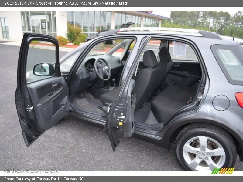 Azure Grey Metallic / Black 2010 Suzuki SX4 Crossover Touring AWD