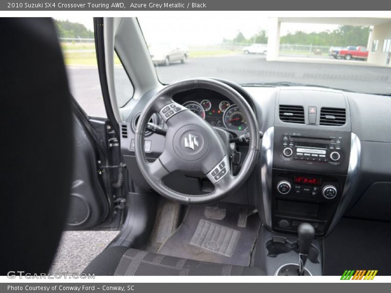 Azure Grey Metallic / Black 2010 Suzuki SX4 Crossover Touring AWD