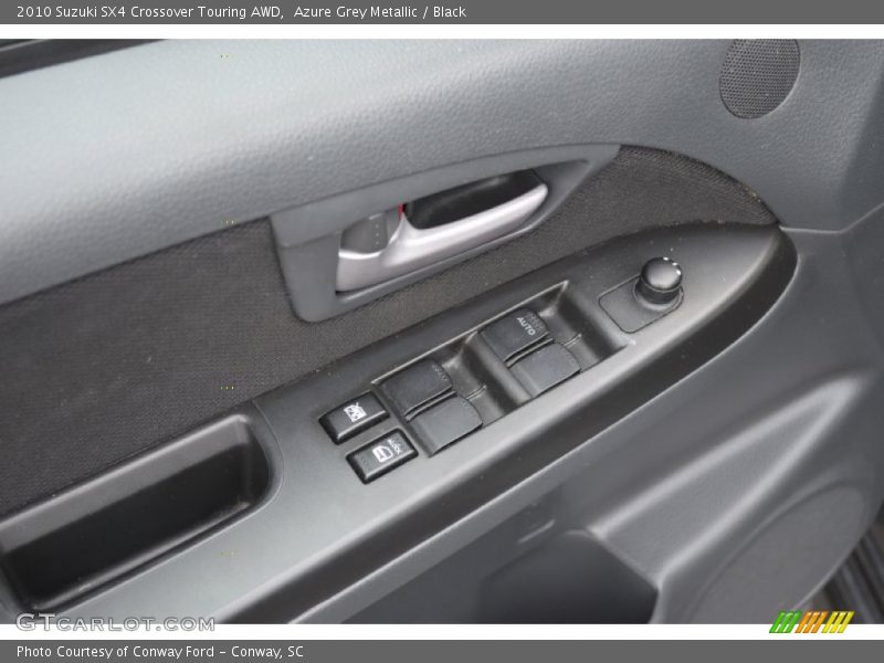 Azure Grey Metallic / Black 2010 Suzuki SX4 Crossover Touring AWD