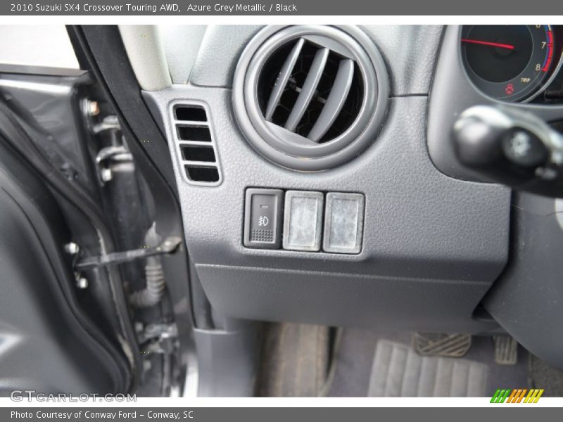 Azure Grey Metallic / Black 2010 Suzuki SX4 Crossover Touring AWD