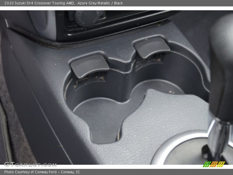 Azure Grey Metallic / Black 2010 Suzuki SX4 Crossover Touring AWD