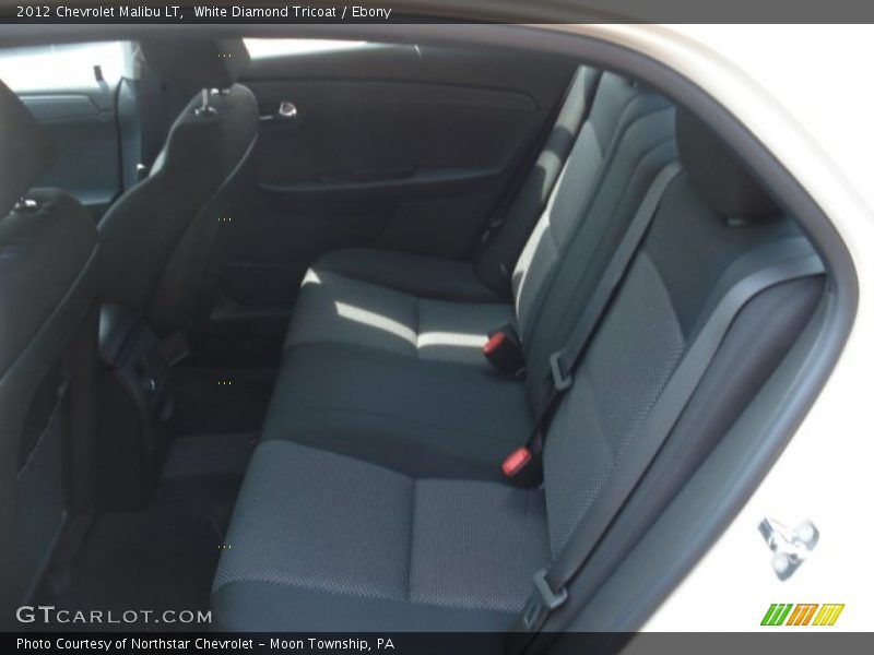 White Diamond Tricoat / Ebony 2012 Chevrolet Malibu LT