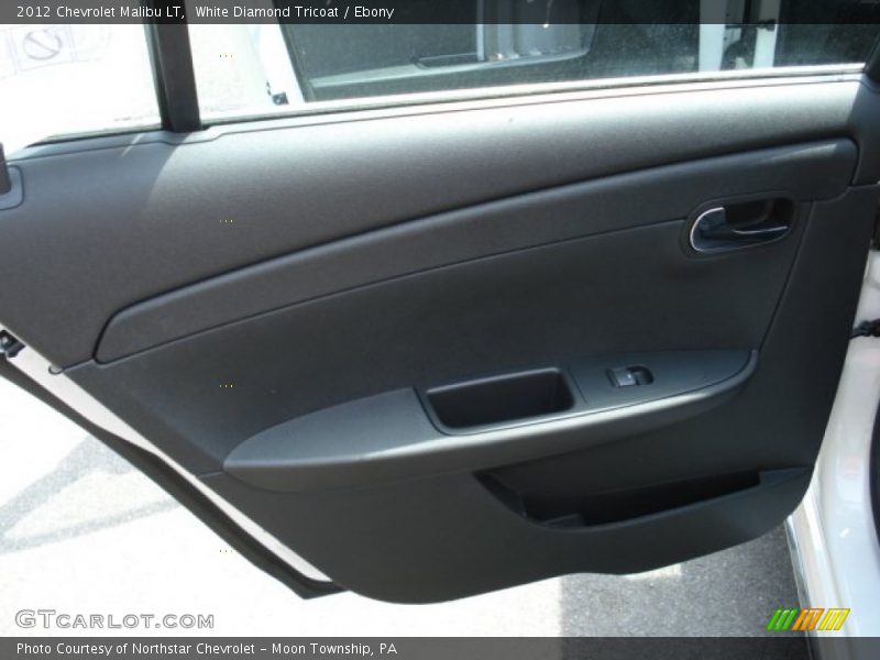 White Diamond Tricoat / Ebony 2012 Chevrolet Malibu LT