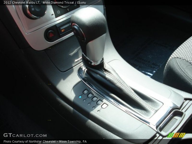 White Diamond Tricoat / Ebony 2012 Chevrolet Malibu LT