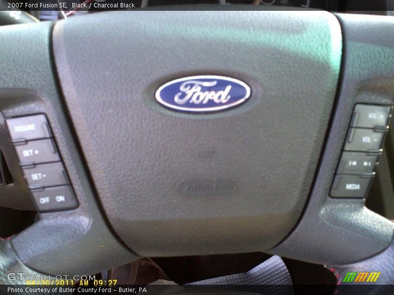 Black / Charcoal Black 2007 Ford Fusion SE