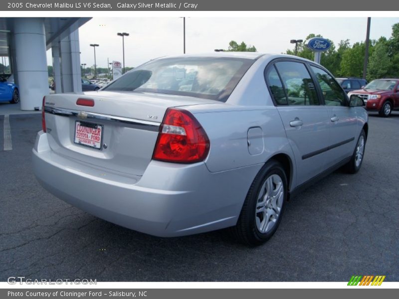 Galaxy Silver Metallic / Gray 2005 Chevrolet Malibu LS V6 Sedan