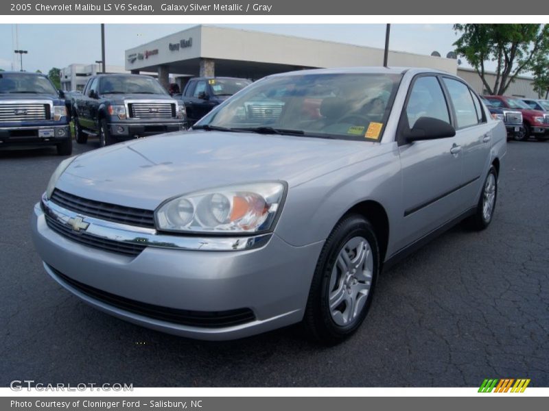Galaxy Silver Metallic / Gray 2005 Chevrolet Malibu LS V6 Sedan