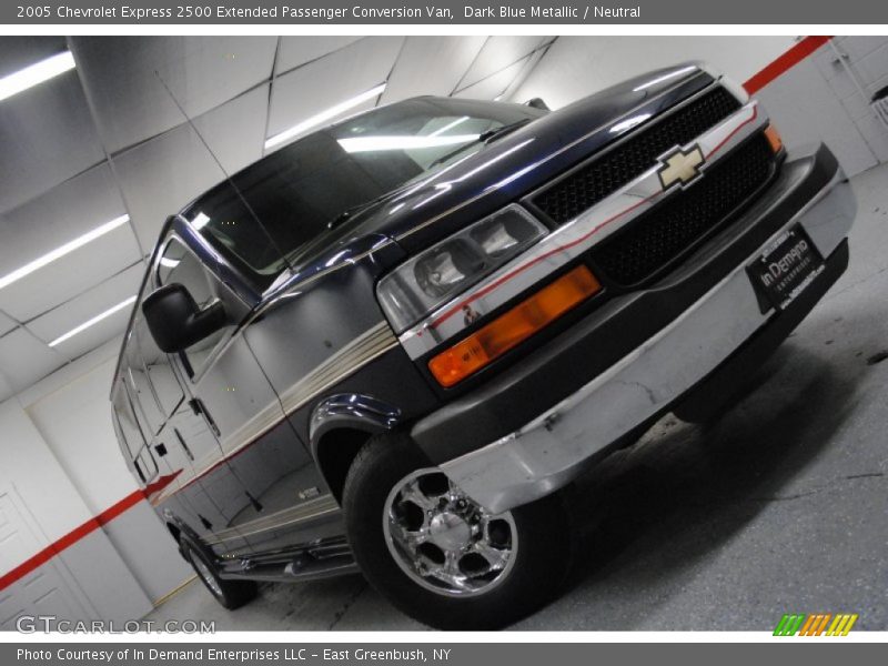 Dark Blue Metallic / Neutral 2005 Chevrolet Express 2500 Extended Passenger Conversion Van