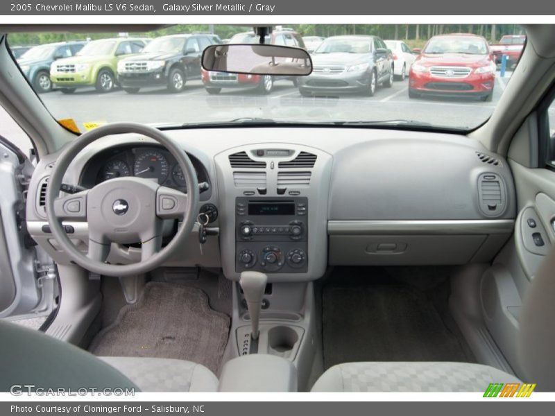 Galaxy Silver Metallic / Gray 2005 Chevrolet Malibu LS V6 Sedan