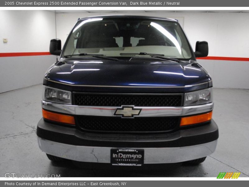 Dark Blue Metallic / Neutral 2005 Chevrolet Express 2500 Extended Passenger Conversion Van