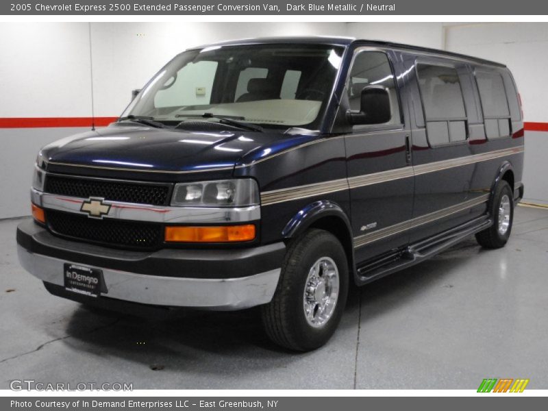 Dark Blue Metallic / Neutral 2005 Chevrolet Express 2500 Extended Passenger Conversion Van