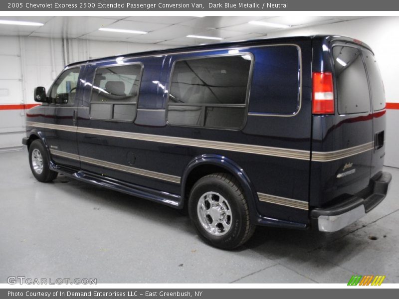 Dark Blue Metallic / Neutral 2005 Chevrolet Express 2500 Extended Passenger Conversion Van