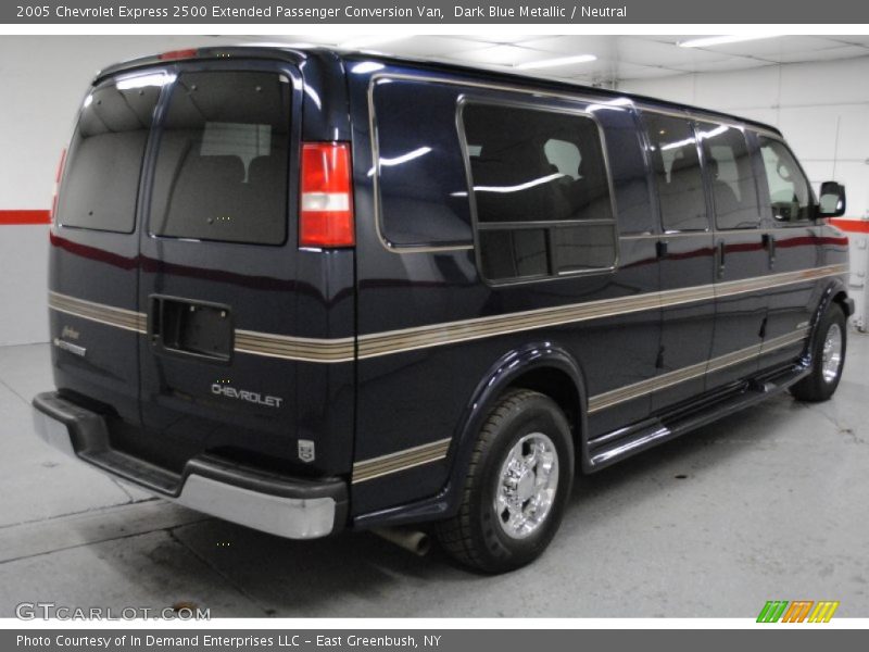 Dark Blue Metallic / Neutral 2005 Chevrolet Express 2500 Extended Passenger Conversion Van