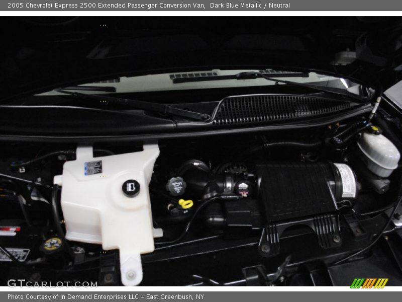 Dark Blue Metallic / Neutral 2005 Chevrolet Express 2500 Extended Passenger Conversion Van