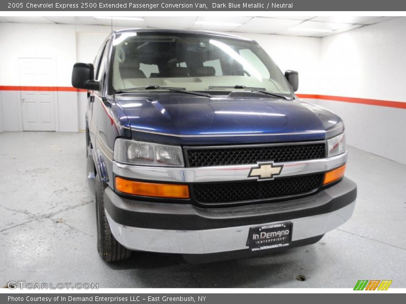 Dark Blue Metallic / Neutral 2005 Chevrolet Express 2500 Extended Passenger Conversion Van
