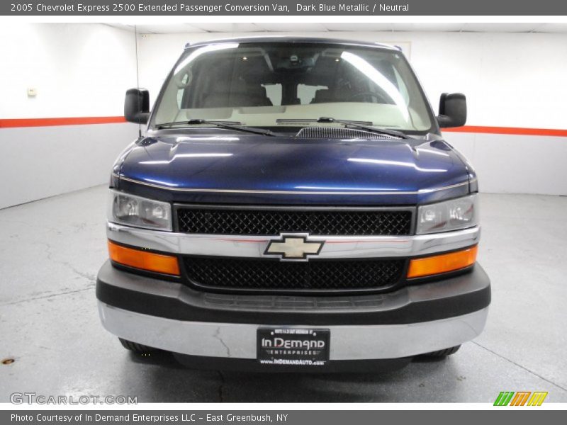 Dark Blue Metallic / Neutral 2005 Chevrolet Express 2500 Extended Passenger Conversion Van