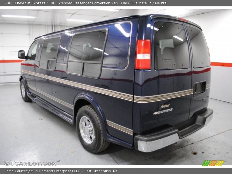 Dark Blue Metallic / Neutral 2005 Chevrolet Express 2500 Extended Passenger Conversion Van