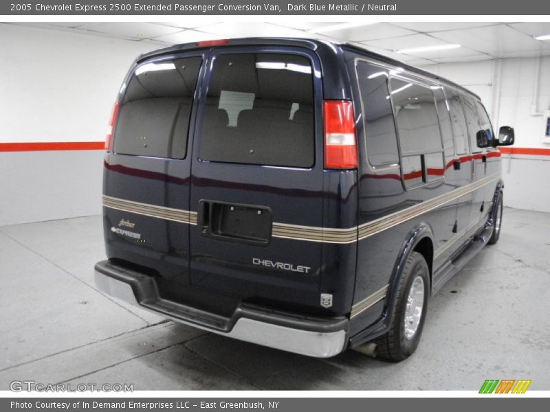Dark Blue Metallic / Neutral 2005 Chevrolet Express 2500 Extended Passenger Conversion Van