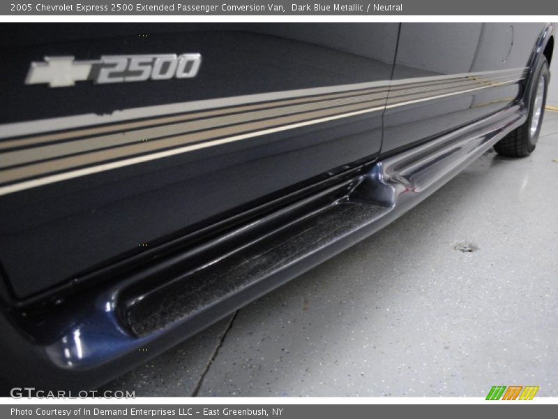 Dark Blue Metallic / Neutral 2005 Chevrolet Express 2500 Extended Passenger Conversion Van