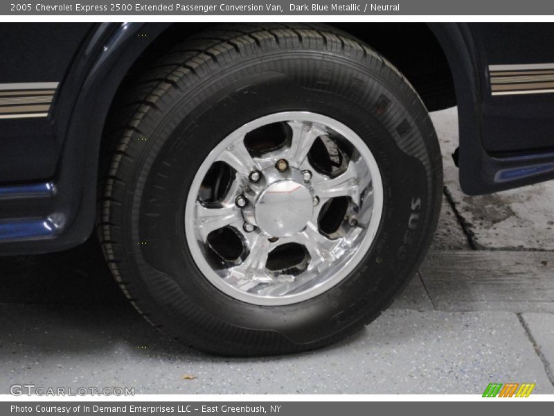 Dark Blue Metallic / Neutral 2005 Chevrolet Express 2500 Extended Passenger Conversion Van