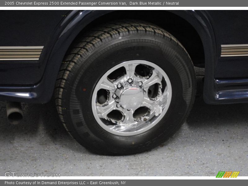 Dark Blue Metallic / Neutral 2005 Chevrolet Express 2500 Extended Passenger Conversion Van