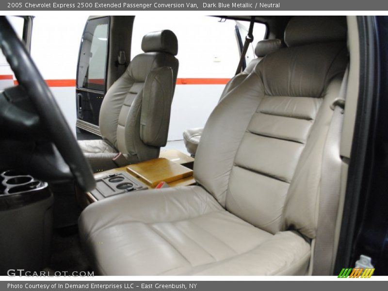Dark Blue Metallic / Neutral 2005 Chevrolet Express 2500 Extended Passenger Conversion Van