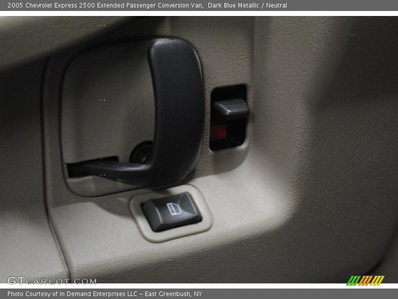 Dark Blue Metallic / Neutral 2005 Chevrolet Express 2500 Extended Passenger Conversion Van