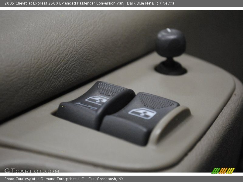 Dark Blue Metallic / Neutral 2005 Chevrolet Express 2500 Extended Passenger Conversion Van