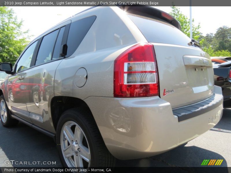 Light Sandstone Metallic / Dark Slate Gray/Light Pebble Beige 2010 Jeep Compass Latitude