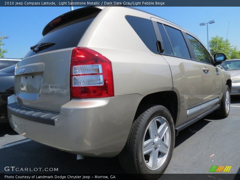 Light Sandstone Metallic / Dark Slate Gray/Light Pebble Beige 2010 Jeep Compass Latitude