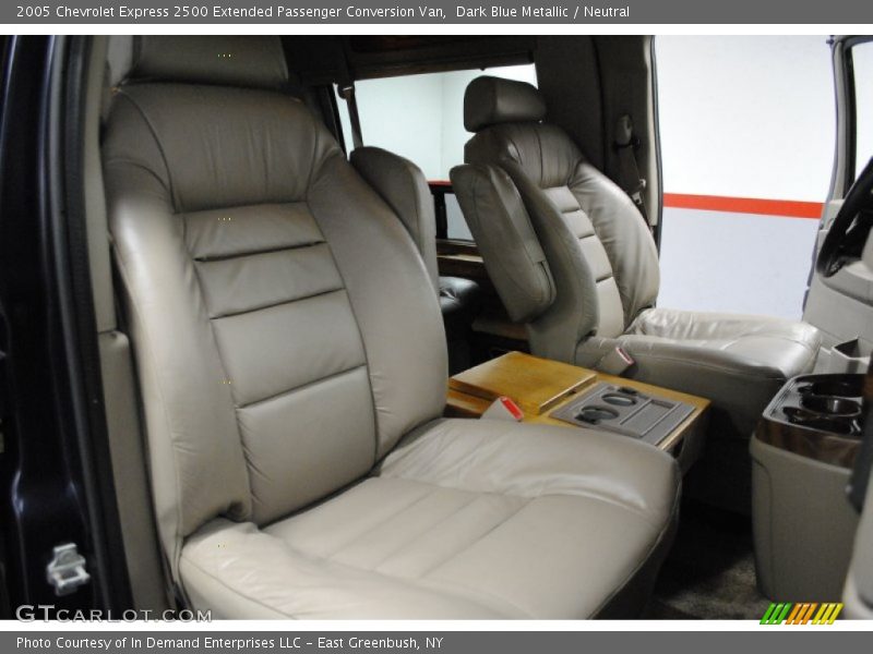 Dark Blue Metallic / Neutral 2005 Chevrolet Express 2500 Extended Passenger Conversion Van