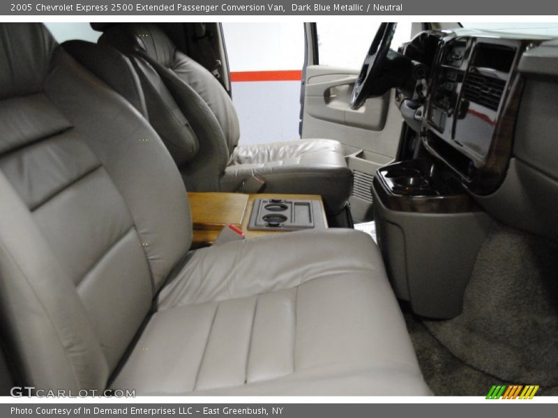Dark Blue Metallic / Neutral 2005 Chevrolet Express 2500 Extended Passenger Conversion Van