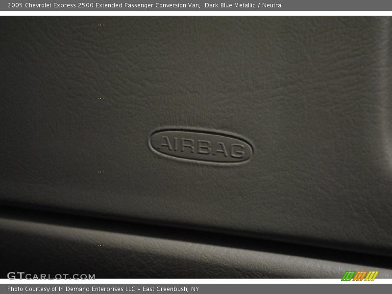 Dark Blue Metallic / Neutral 2005 Chevrolet Express 2500 Extended Passenger Conversion Van