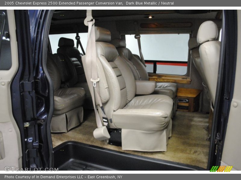 Dark Blue Metallic / Neutral 2005 Chevrolet Express 2500 Extended Passenger Conversion Van