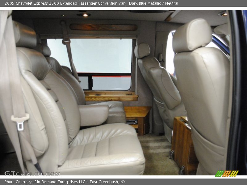 Dark Blue Metallic / Neutral 2005 Chevrolet Express 2500 Extended Passenger Conversion Van