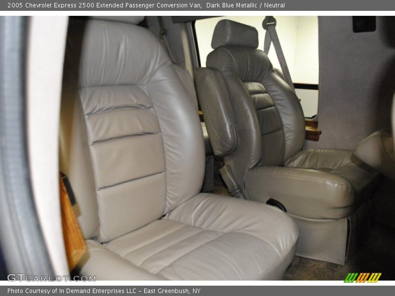 Dark Blue Metallic / Neutral 2005 Chevrolet Express 2500 Extended Passenger Conversion Van