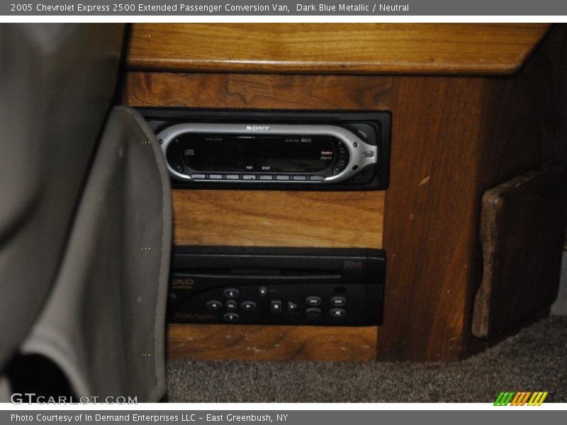 Dark Blue Metallic / Neutral 2005 Chevrolet Express 2500 Extended Passenger Conversion Van