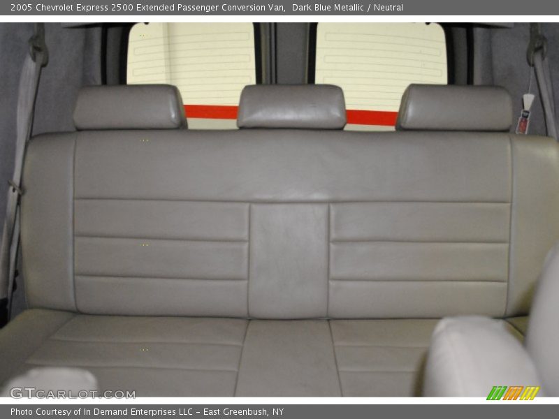 Dark Blue Metallic / Neutral 2005 Chevrolet Express 2500 Extended Passenger Conversion Van