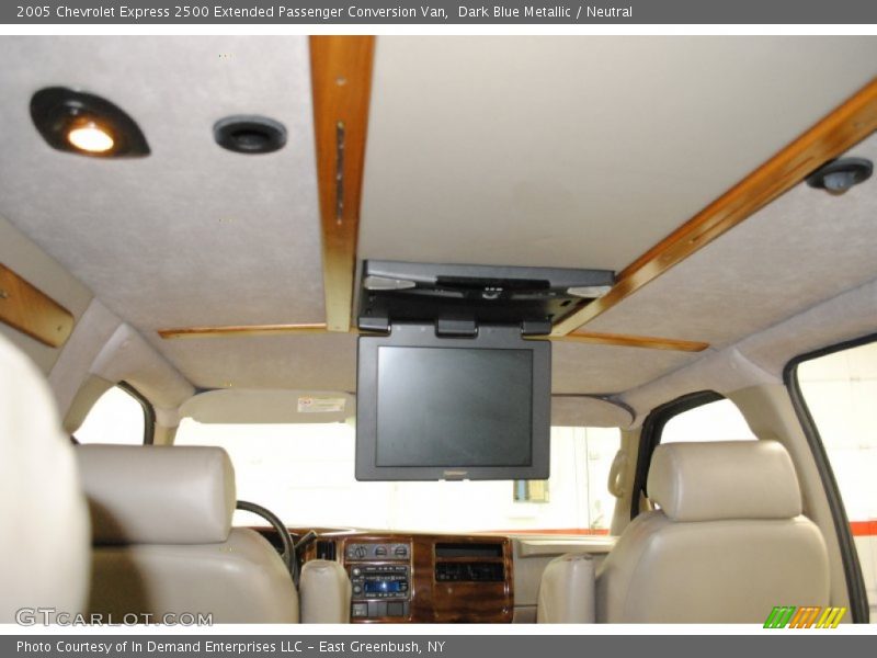 Dark Blue Metallic / Neutral 2005 Chevrolet Express 2500 Extended Passenger Conversion Van
