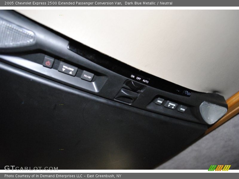 Dark Blue Metallic / Neutral 2005 Chevrolet Express 2500 Extended Passenger Conversion Van
